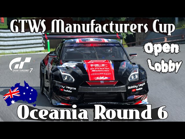 Oceania GTWS Manufacturers Cup - Aussie Acct + Open Lobbies