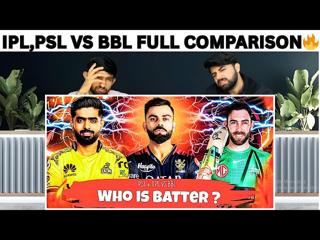Reaction On IPL vs PSL vs BBL Comparison | सच्चाई Pakistani Reaction 🔥