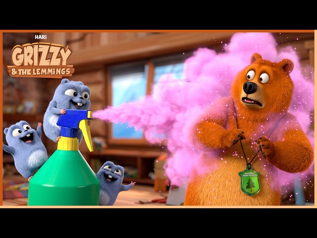 Fountain Of Bear Youth | Grizzy & the Lemmings | 35' Compilation | 🐻🐹 Cartoon for Kids