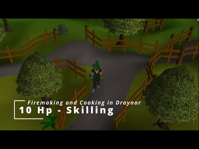 Lost City - 2004Scape - 10 Hp - Firemake and Cooking in Draynor