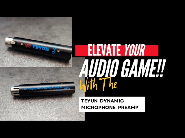Elevate Your Audio Game | with TEYUN  Preamp  #AudioTech #MicrophoneReview