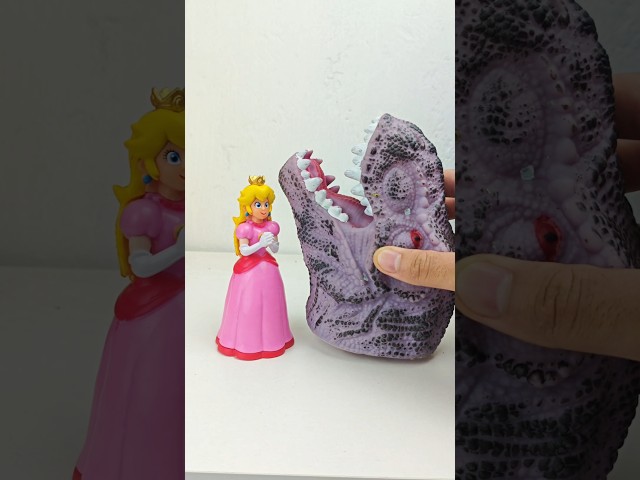 Satisfying unboxing Princess Peach Super mario bros with gugugaga | Review compilation #mario #short