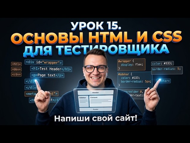 QA Engineer From Scratch / Lesson 15. Basics of HTML and CSS for QA Engineer