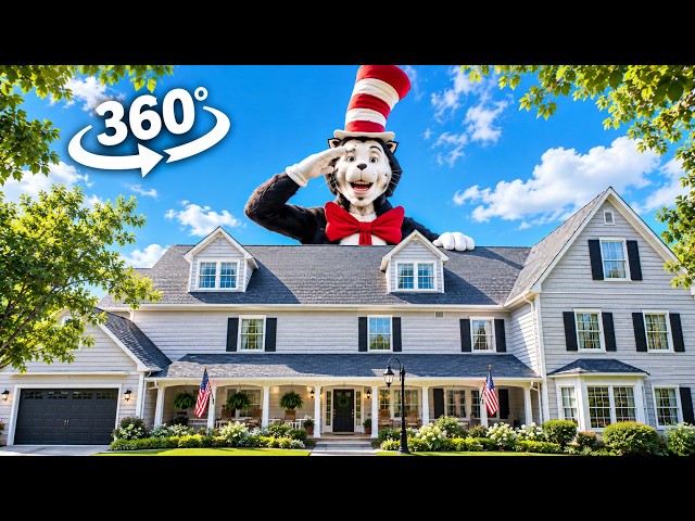Кот в шляпе повсюду! Он вторгся в мой мир! | 360° VR Хоррор 4K