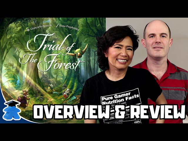 The Trial of the Forest. Sandbox euro game where engine building is points. Overview and review.