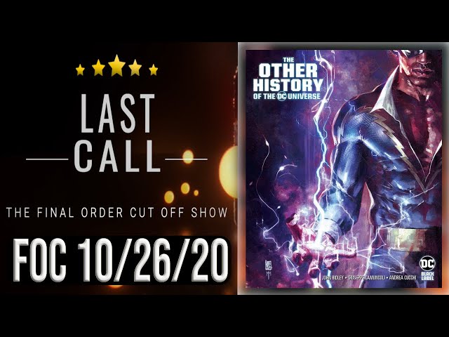 Best Comic Books for Final Order Cut Off 10/26/20