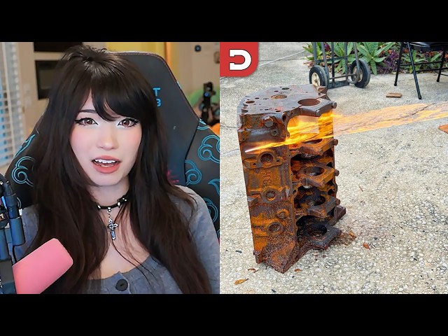 Emiru Reacts to "The Most Satisfying Rust Removal" by @DailyDoseOfInternet