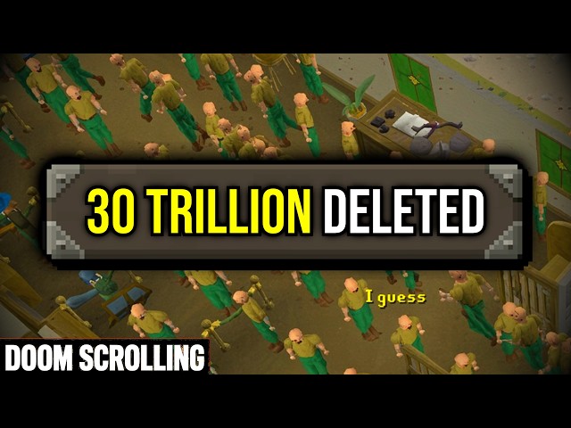 Jagex DELETES 30 Trillion Gold From Bots (OSRS)