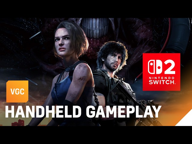 Resident Evil 3 Remake Nintendo Switch 2 Handheld Gameplay