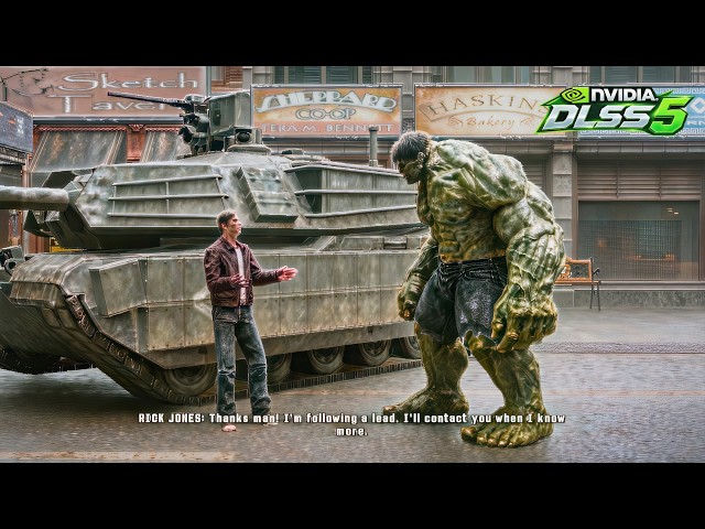 The Incredible Hulk (2008) Looks INSANE With DLSS 5 in 4K 60FPS 🤯