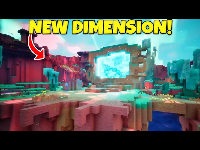 THE SIFT DIMENSION IS COMING TO VANILLA MINECRAFT! New Ice Caves & Hostile Mob! Minecraft Live