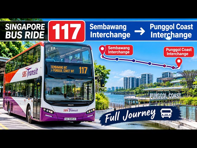 Bus Service 117 a commute across the North of Singapore: a perfect sightseeing trip in Singapore