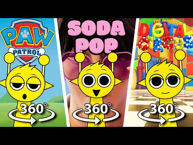 360° VR SPRUNKI SIMON x POPULAR SONGS
