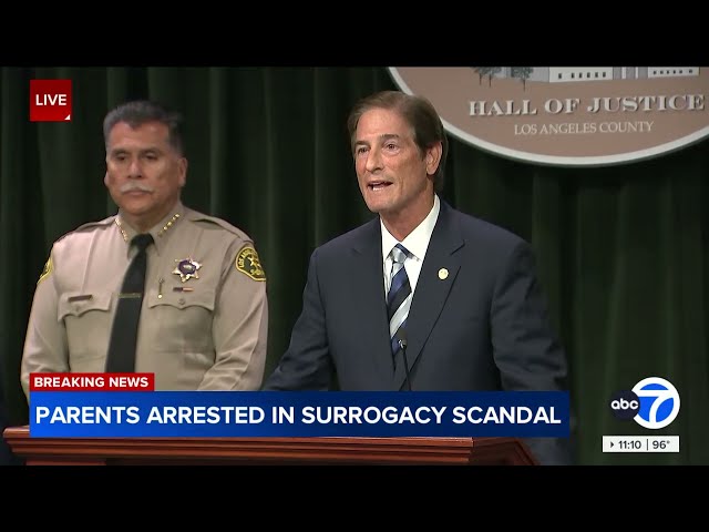 Arcadia couple at center of surrogacy scandal arrested, D.A. announces