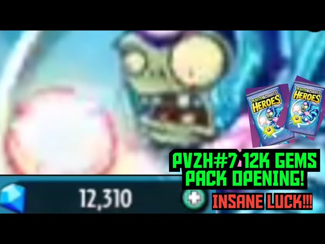 12K GEMS PACK OPENING!!! |PVZH#7