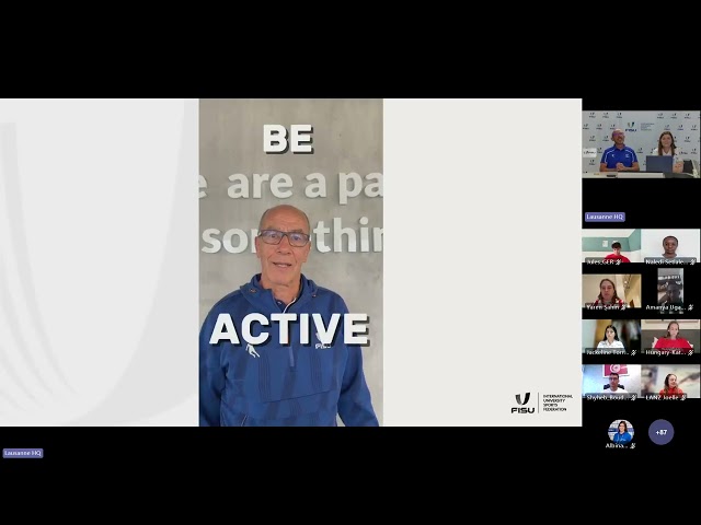 FISU Student Ambassadors Training – 25 September Day 2