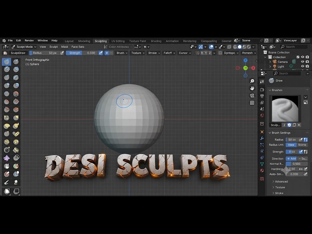 🔴 LIVE | Sculpting in Blender Every Day