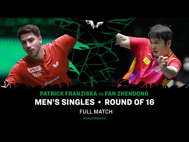 FULL MATCH | Patrick Franziska vs Fan Zhendong | MS R16 | #SaudiSmash 2024