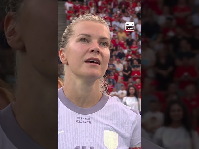 WOW! Norway's anthem is BEAUTIFUL 😲🇳🇴 Astrid S brings all the feels on matchday one at #WEURO2025