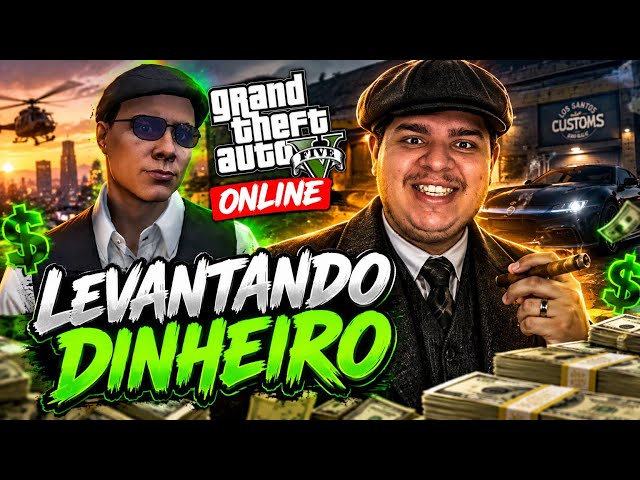 AO VIVO | GTA V ONLINE NO PS4 - LEVANTANDO DINHEIRO