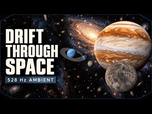 Drift Through Space | Peaceful 528 Hz Music (10 Minutes)
