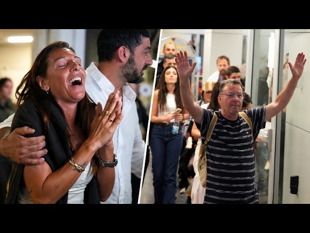 WATCH:Israeli Passengers Sing, Burst Into Tears After Safe Return Following FlyDubai Flight Incident