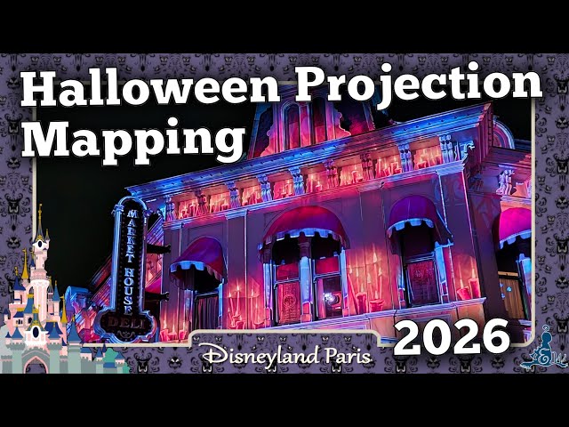 [Disneyland Paris] 🎃 Halloween Projection Mapping at Main Street U.S.A 2026