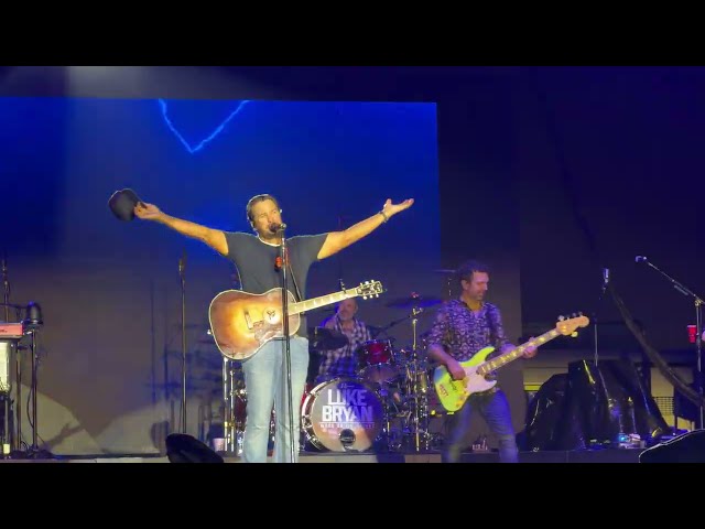 Luke Bryan “Rain is a good thing” at Farm Tour Indiana on September 19, 2026