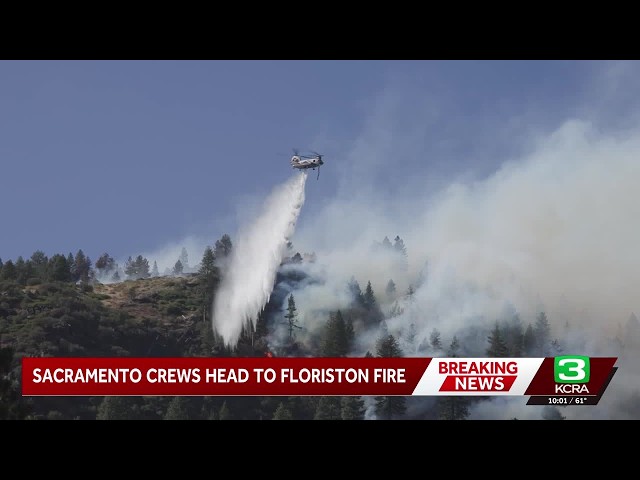 Sacramento-area firefighters head to Floriston Fire as multi-agency response grows