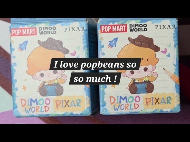 Dimoo World x Pixar Popbean Unboxing 