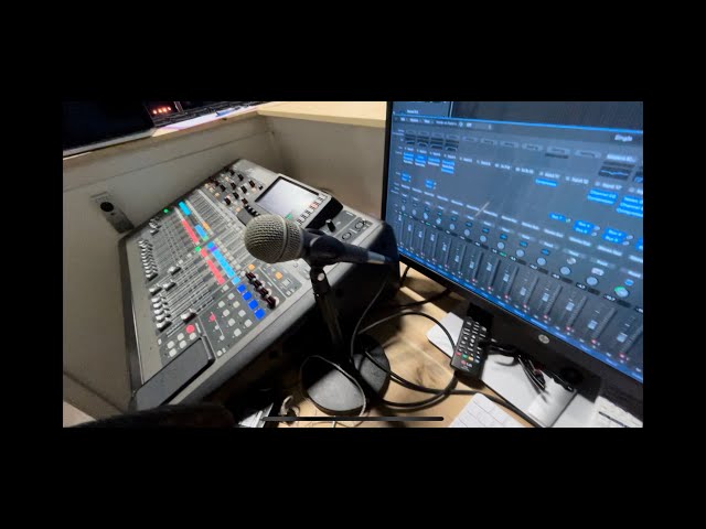 Using Logic x to Livestream X32 Behringer Live Sound DAW Live Processing