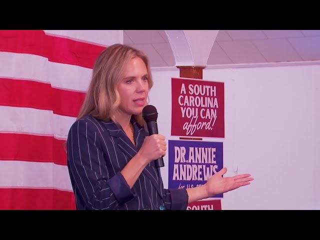 Annie Andrews campaigns in the Upstate as U.S. Senate Race heats up