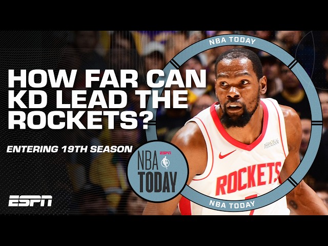 EVALUATING Kevin Durant's 19th season, Houston Rockets' realistic ceiling 🚀 | NBA Today