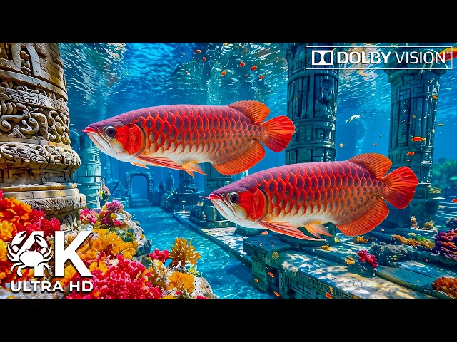 Vibrant Aquarium 16K QLED HDR 144FPS | Colorful Fish Exploring a Spectacular Coral Paradise