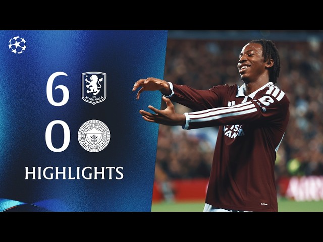 OUR BIGGEST WIN IN EUROPE | Villa 6-0 Fenerbahce | UEFA Champions League Highlights