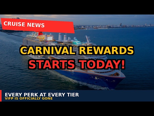 Carnival Rewards Starts Today! Every Perk At Every Tier