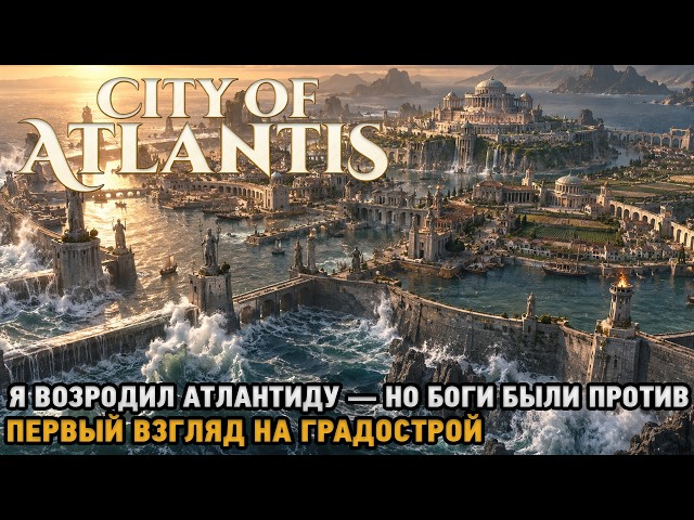 City of Atlantis # I Revived Atlantis - But the Gods Were Against It (First Look at City Builder)