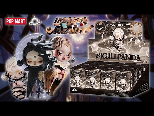 [ASMR] Pop Mart Skullpanda Image of Reality Full Set Blind Box Unboxing | A Secret on my first pull?