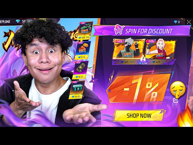 New Kakashi Mystery Shop 90% Discount in Free Fire 😱 Tonde Gamer