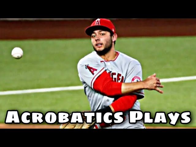 MLB // David Fletcher Acrobatics Plays