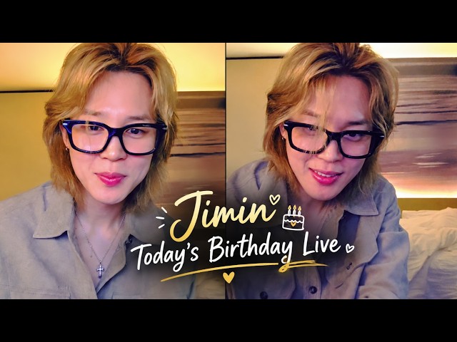 [ENG SUB 🔴] Jimin’s Birthday LIVE 🎂💜 해삐봘스데이 😊 | Weverse