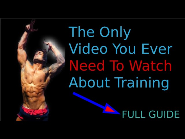 This WILL Be The Best FULL GUIDE On Training Ever