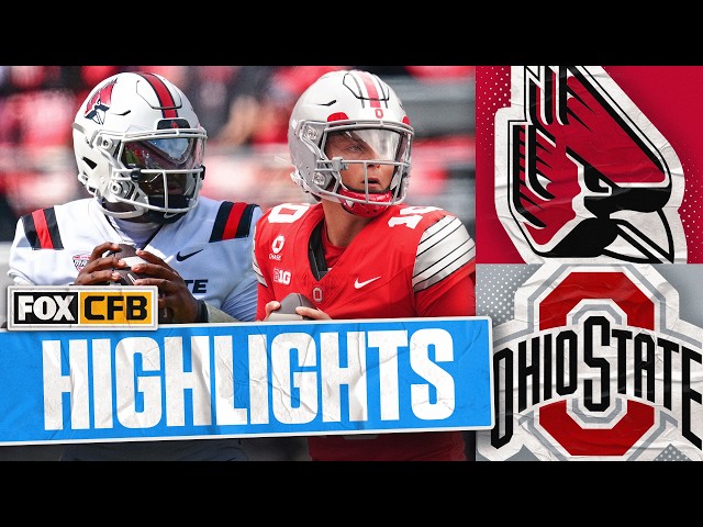 Ball State Cardinals vs No. 1 Ohio State Buckeyes Highlights 🏈 FOX College Football