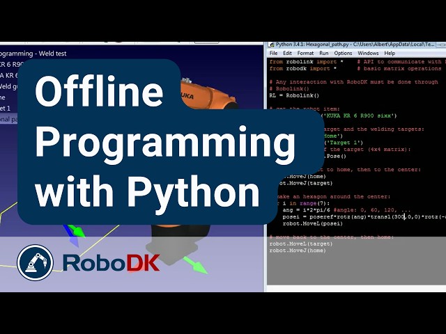 Offline Programming With Python - RoboDK