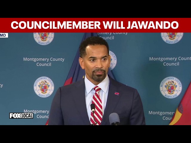 Montgomery County Councilmember Will Jawando returns to in-person duties after heart attack