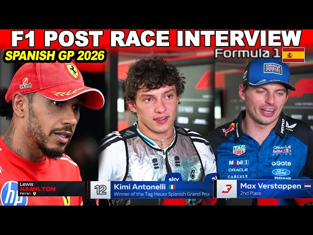 Lewis Hamilton & Drivers Post Race Interview | 2026 Spanish Grand Prix