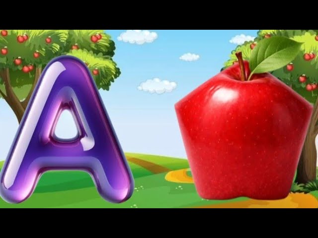 A for Apple | Fun English Alphabet Learning Video for Kids