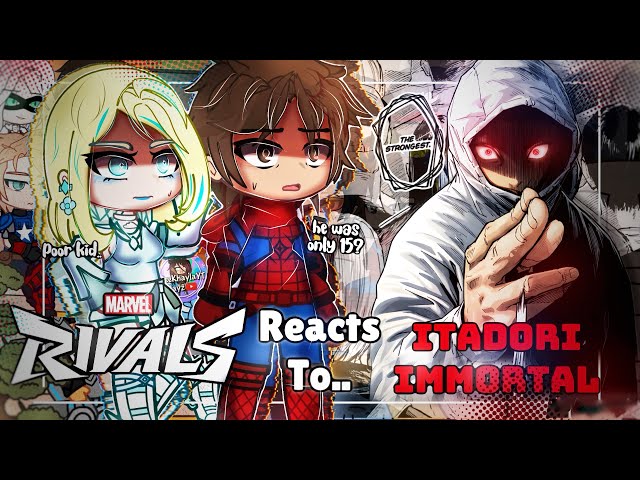 Marvel Rivals React To Immortal Itadori Yuji | Marvel & JJK Modulo | GLMM/GCMM Gacha Club Mini Movie