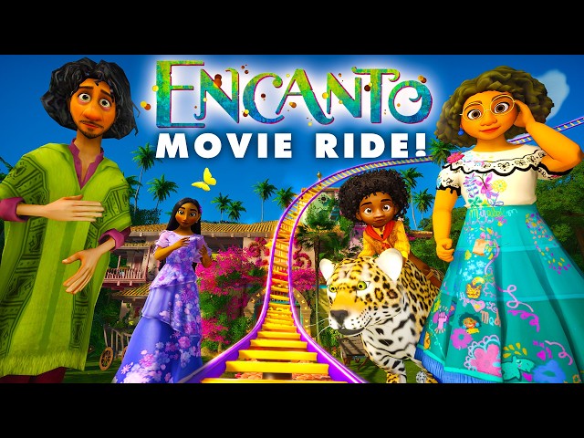 ENCANTO! Movie Roller Coaster and Dark Ride (POV)