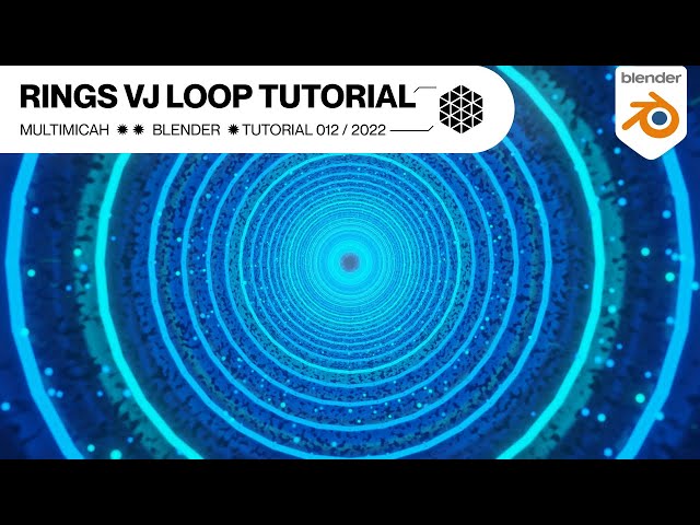 Simple Trippy Circular VJ Loop - Blender 3.0 Tutorial